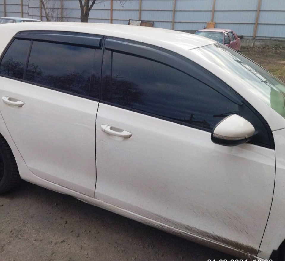 Window Deflectors HB (4 pcs, Sunplex Sport) for Volkswagen Golf 5 2003-2009 - image 4