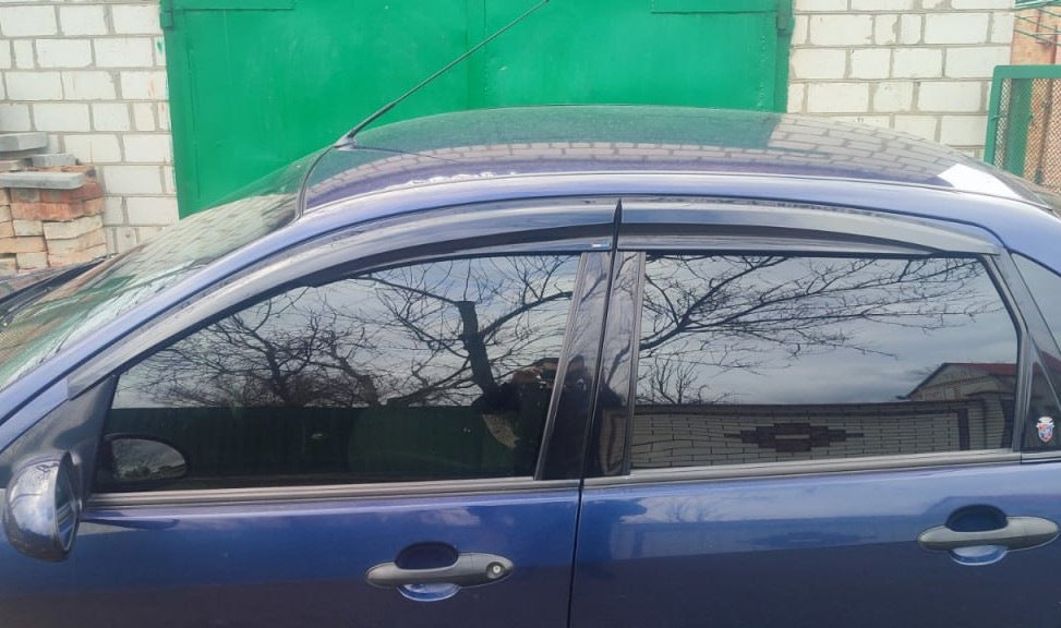 Window Deflectors SD (4 pcs, Sunplex Sport) for Ford Focus I 1998-2005 - image 1