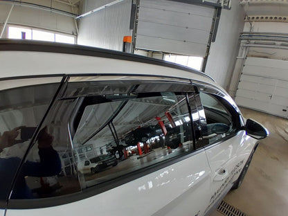 Window Deflectors with Chrome Trim Niken Luxury (4 pcs) for Hyundai Tucson NX4 2021- - image 4