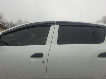 Window Deflectors (4 pcs, Sunplex Sport) for Dacia Sandero 2013-2020 - image 6