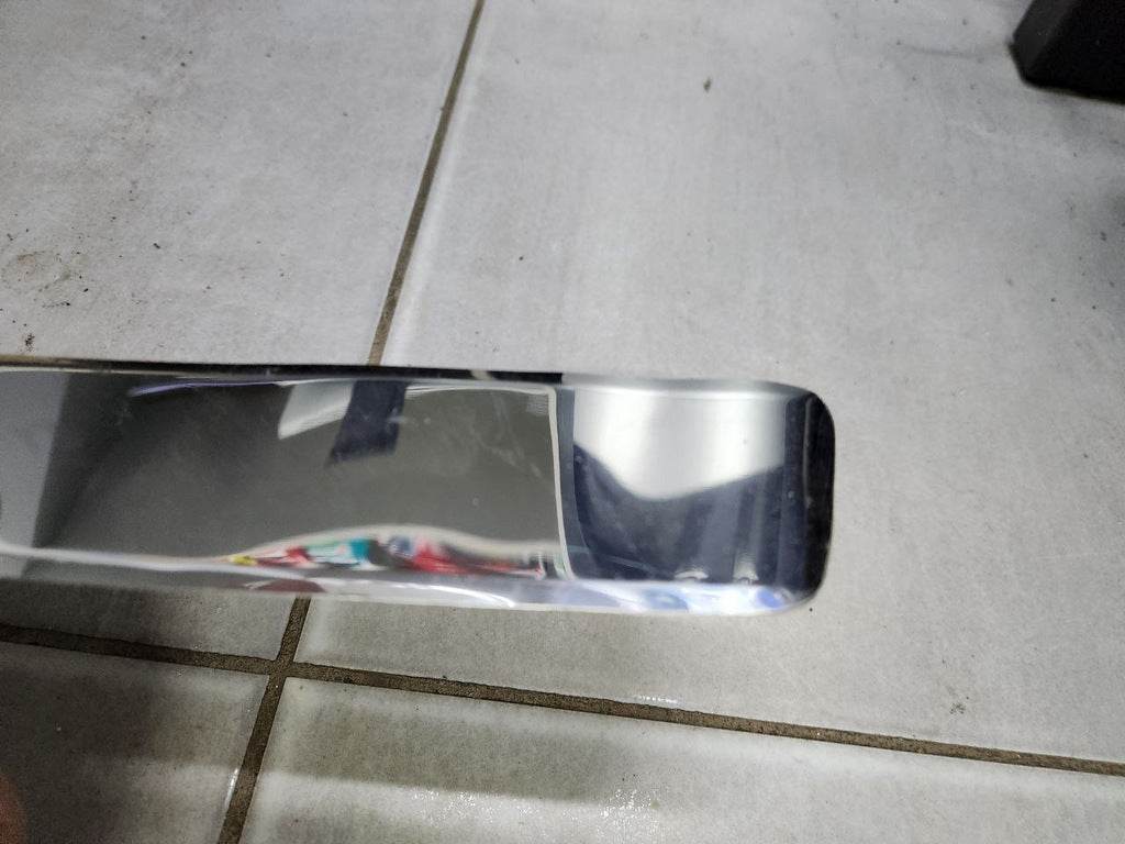 Discount Edge above the number (2015-2018, upper, wide, stainless steel) for Hyundai Tucson TL 2016-2021 - Reelken Auto