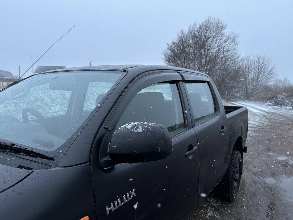 Window Deflectors (4 pcs, Sunplex Sport) for Toyota Hilux 2006-2015 - image 5