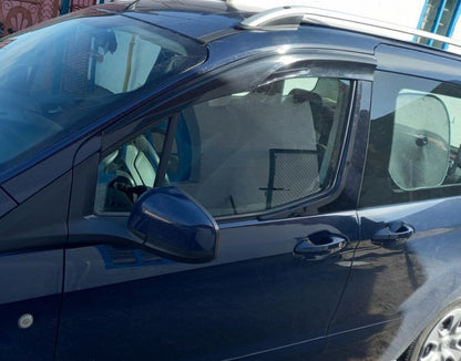 Window Deflectors (2 pcs, Sunplex Sport) for Ford Courier 2014-2023 - image 1