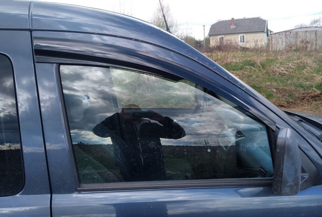 Window Deflectors (2 pcs, Sunplex Sport) for Opel Combo 2002-2012 - image 1