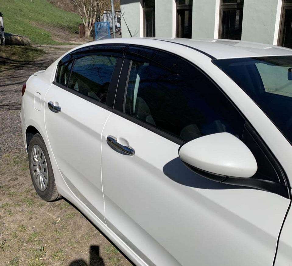 Windbreakers (4 pcs, Sunplex Sport) for Fiat Tipo 2016↗ year - Reelken Auto