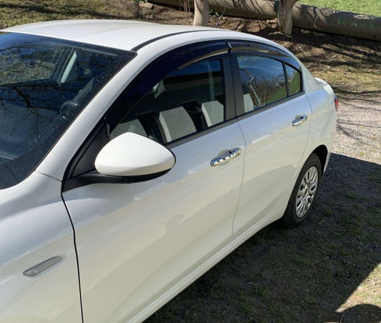 Window Deflectors (4 pcs, Sunplex Sport) for Fiat Tipo 2016- - image 1