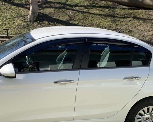 Window Deflectors (4 pcs, Sunplex Sport) for Fiat Tipo 2016- - image 2
