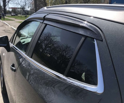 Window Deflectors (4 pcs, Sunplex Sport) for Opel Mokka 2012-2021 - image 2