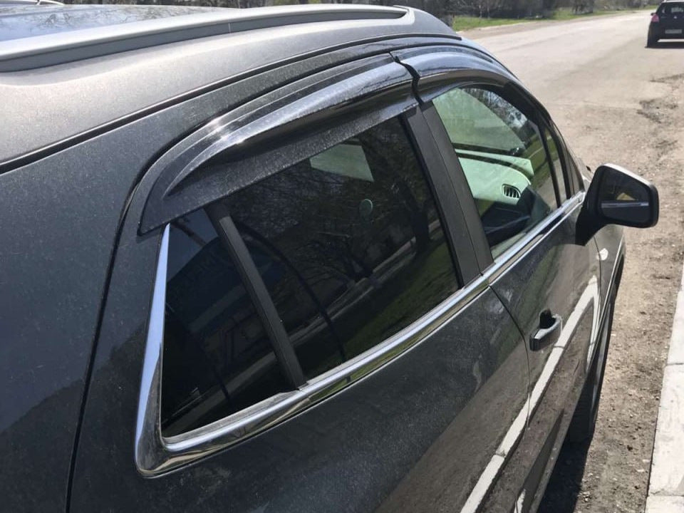 Window Deflectors (4 pcs, Sunplex Sport) for Opel Mokka 2012-2021 - image 3