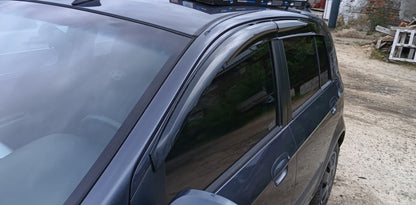 Window Deflectors (4 pcs, Sunplex Sport) for Hyundai Getz 2002- - image 3