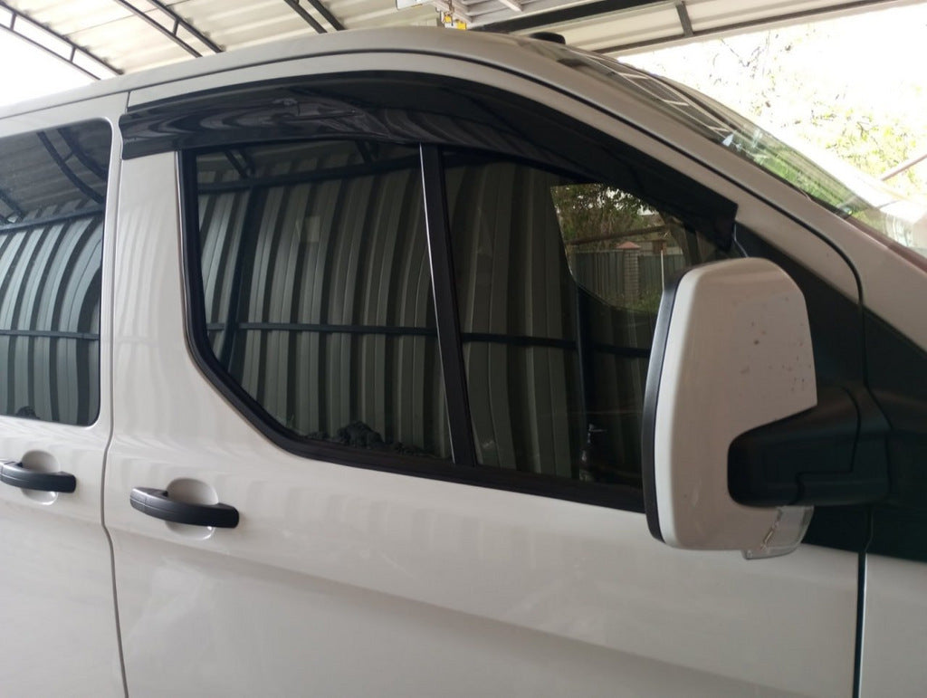 Window Deflectors (2 pcs, Sunplex Sport) for Ford Custom 2013-2022 - image 2
