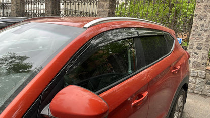 Window Deflectors (4 pcs, Sunplex Sport) for Hyundai Tucson TL 2016-2021 - image 1