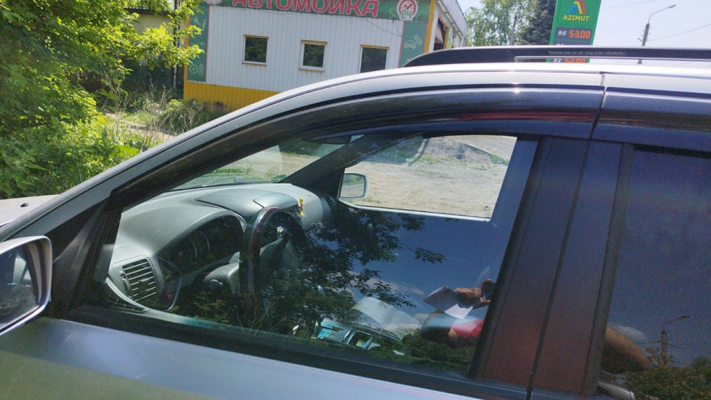 Window Deflectors (4 pcs, Sunplex Sport) for Kia Sorento I BL 2002-2009 - image 5