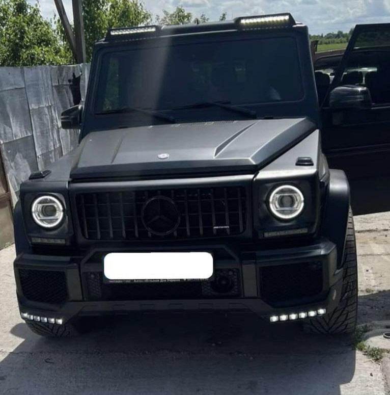 BRBS front bumper overlay for Mercedes G class W463 1990-2018 - Reelken Auto