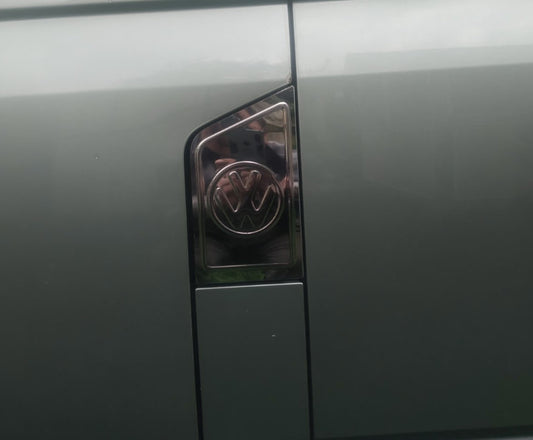 Fuel Tank Cap Cover with Logo (Carmos) for Volkswagen T5 Multivan 2003-2010 - image 1