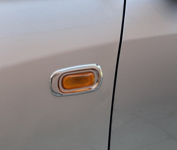 Chrome Turn Signal Cover (Plastic) for Honda Civic Sedan VII 2001-2006 - image 1