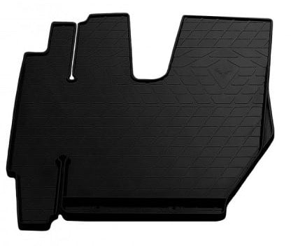 Rubber Floor Mat AD/AT Front Left (1 pc, Stingray Premium) for Iveco Trakker 2013- - image 1