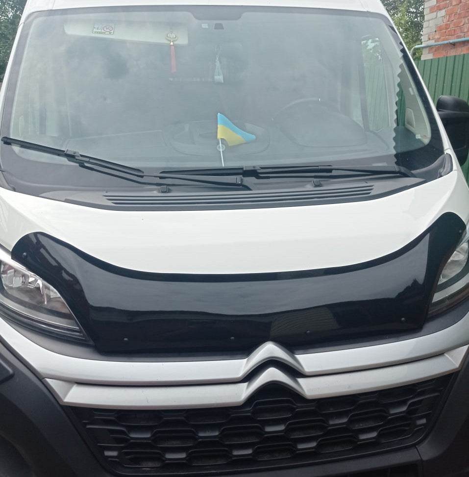 The hood deflector 2014+ EuroCap for Citroen Jumper 2007-2025 - Reelken Auto