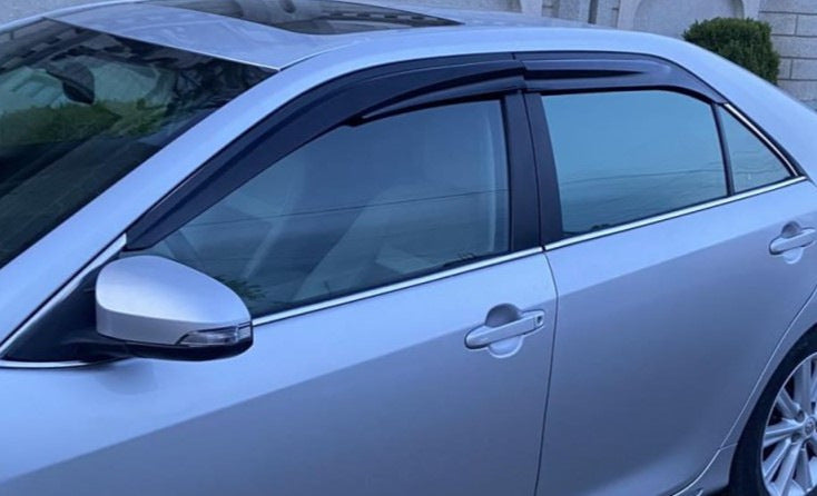 Window Deflectors Sunplex Sport (2011-2018 EU / 2011-2014 USA, 4 pcs) for Toyota Camry 2011-2018 - image 1