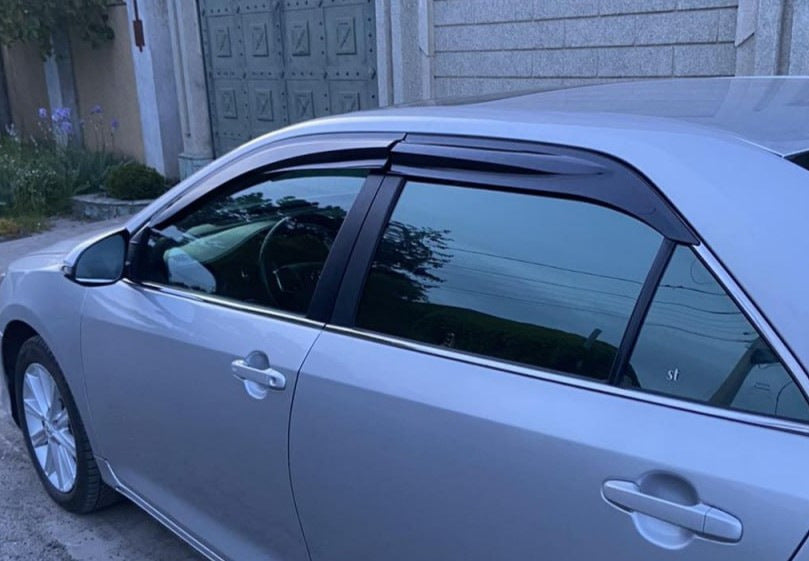 Window Deflectors Sunplex Sport (2011-2018 EU / 2011-2014 USA, 4 pcs) for Toyota Camry 2011-2018 - image 2