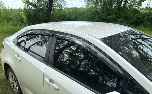 Window Deflectors (4 pcs, Sunplex Sport) for Toyota Corolla 2019- - image 1
