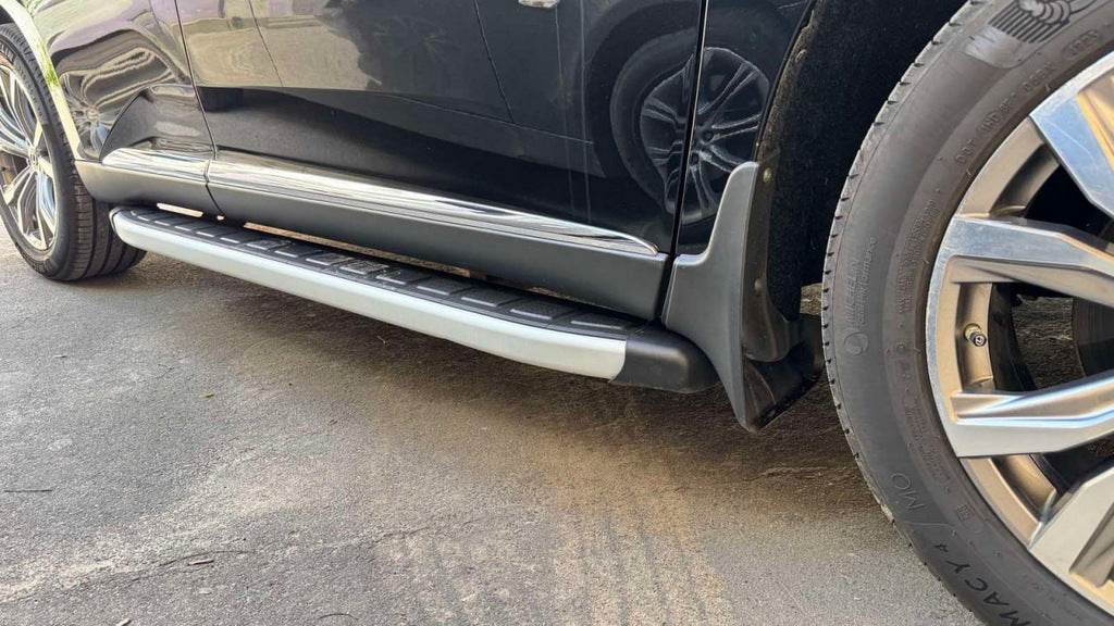 Side sills Fullmond (2 pieces, aluminum) for Lexus RX 2009-2015 - Reelken Auto