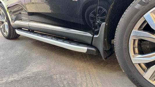Side sills Fullmond (2 pieces, aluminum) for Lexus RX 2009-2015 - Reelken Auto