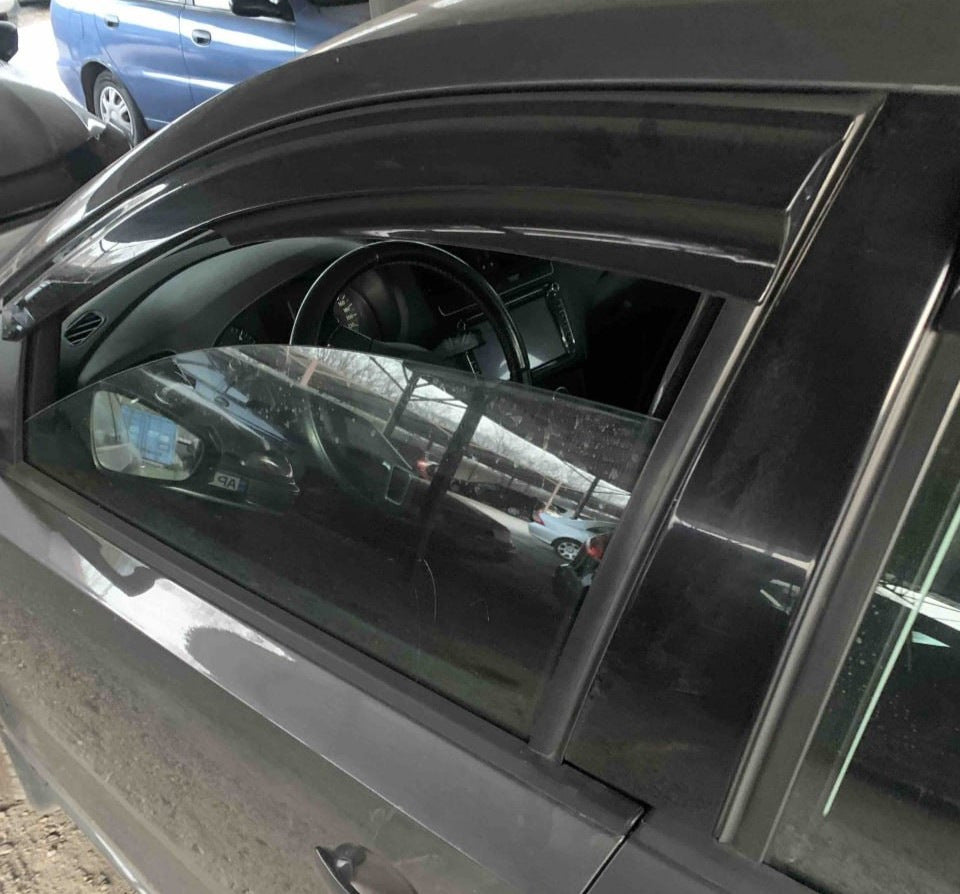 Window Deflectors HB (4 pcs, Sunplex Sport) for Volkswagen Polo 2010-2017 - image 1