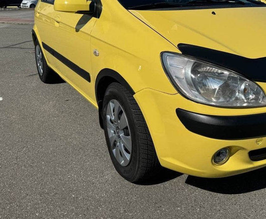 Covers for ABS arches (4 pcs, 5D, black) for Hyundai Getz - Reelken Auto