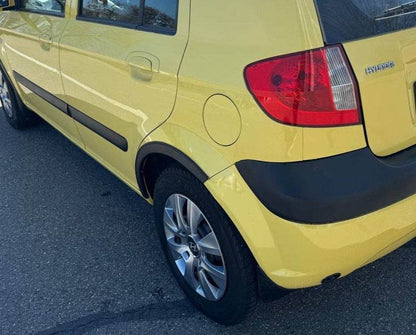 Covers for ABS arches (4 pcs, 5D, black) for Hyundai Getz - Reelken Auto