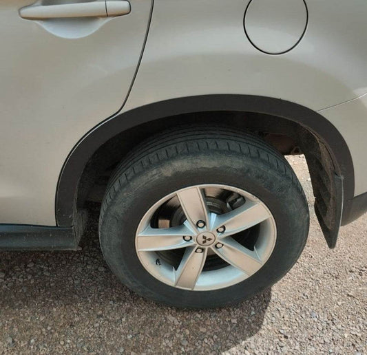 Covers for arches 2012-2016 (4 pcs, black, ABS-plastic) for Mitsubishi ASX 2010-2023 - Reelken Auto