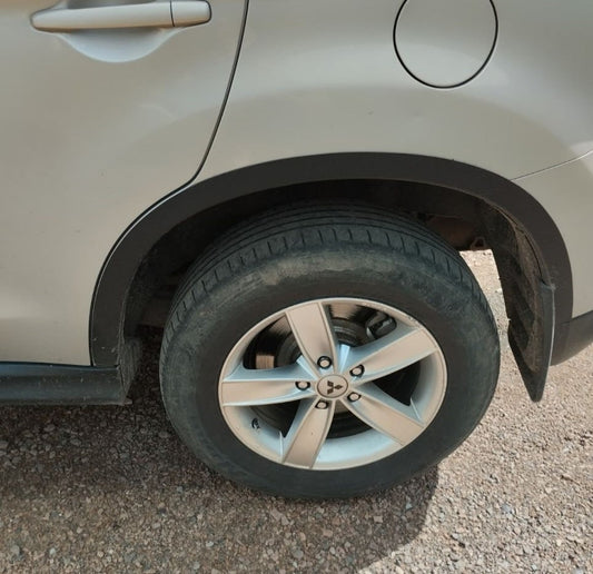 Fender Flares 2012-2016 (4 pcs, black, ABS plastic) for Mitsubishi ASX 2010-2023 - image 2