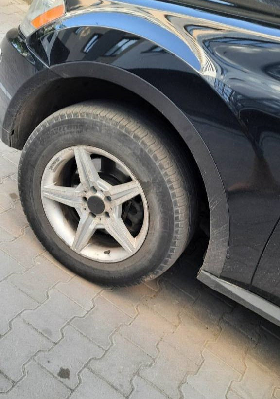 Fender flares (4 pcs, black, ABS plastic) for Mercedes ML W164 2005-2011 - image 3