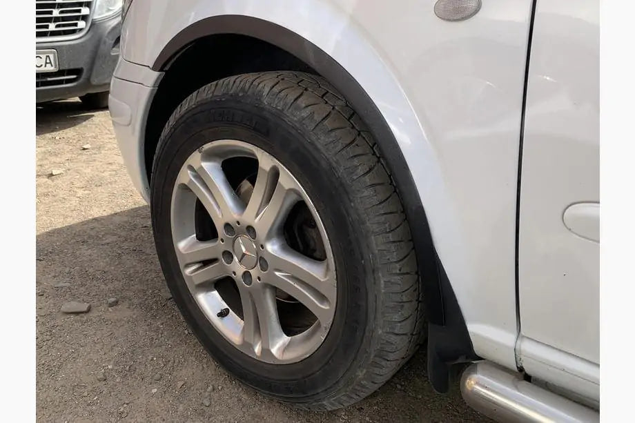 Fender flares (4 pcs, black) for Mercedes Viano 2004-2014 - image 2