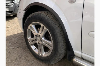 Fender flares (4 pcs, black) for Mercedes Viano 2004-2014 - image 2