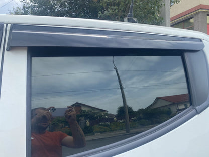 Window Deflectors (4 pcs, Sunplex Sport) for Mitsubishi L200 2015-2024 - image 5