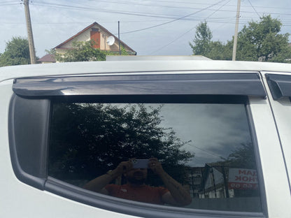 Window Deflectors (4 pcs, Sunplex Sport) for Mitsubishi L200 2015-2024 - image 4