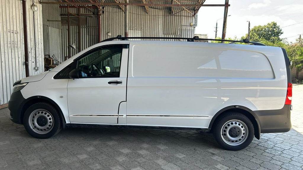 The pads on the arches (4 pieces, black) for Mercedes Vito / V-class W447 2014↗ year - Reelken Auto