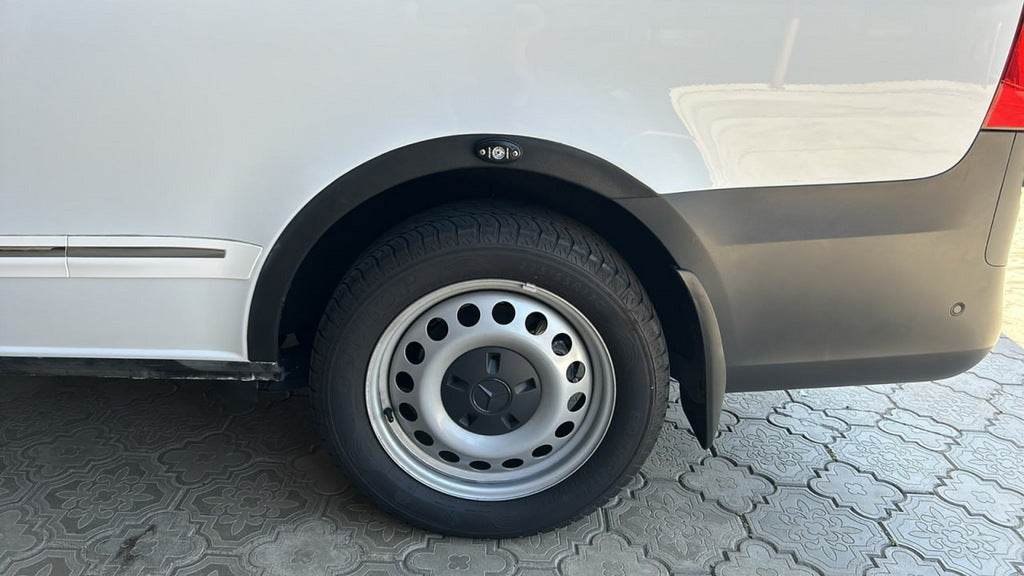 The pads on the arches (4 pieces, black) for Mercedes Vito / V-class W447 2014↗ year - Reelken Auto