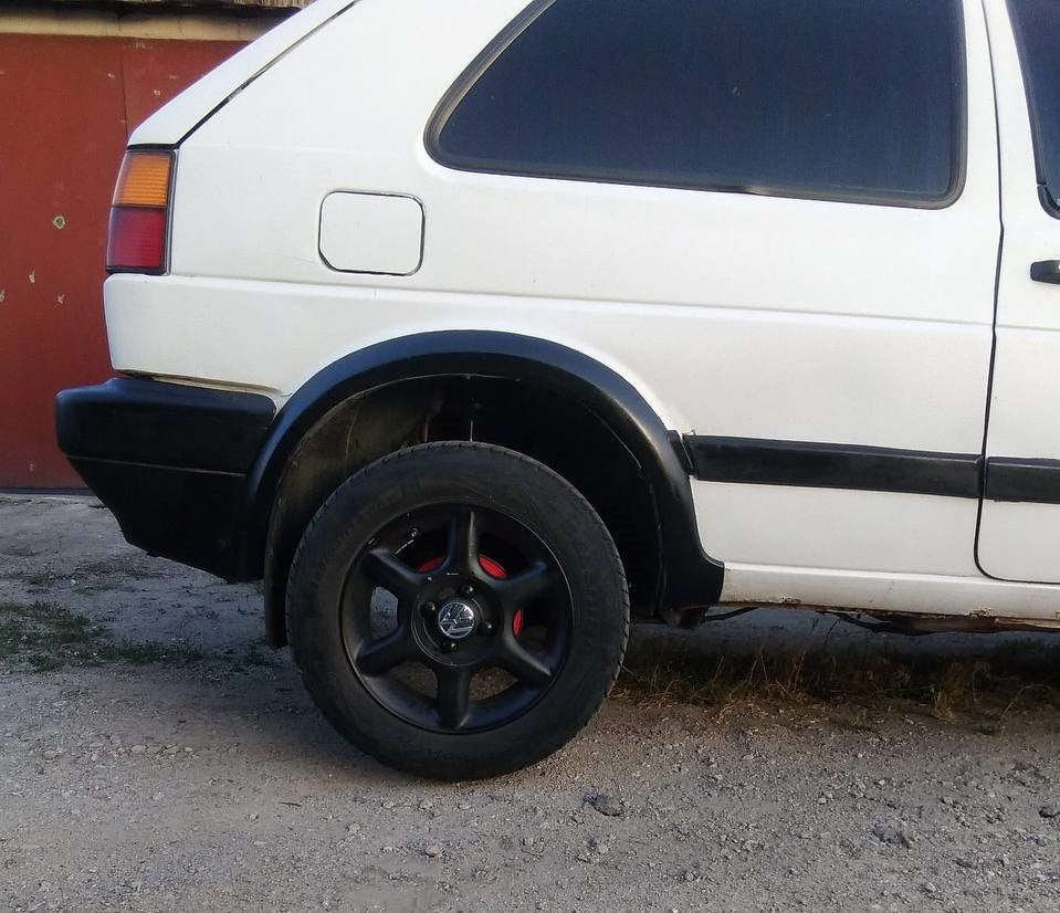 Fender flares (4 pcs, black) for Volkswagen Golf 2 1983-1992 - image 3