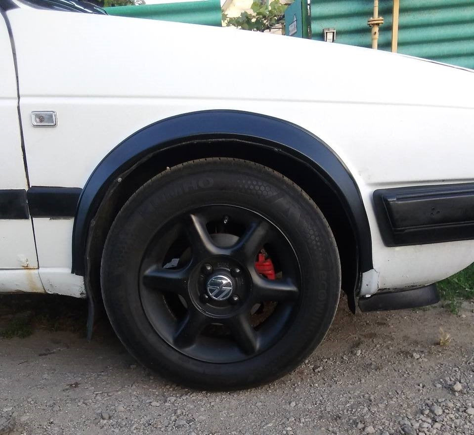 Fender flares (4 pcs, black) for Volkswagen Golf 2 1983-1992 - image 2