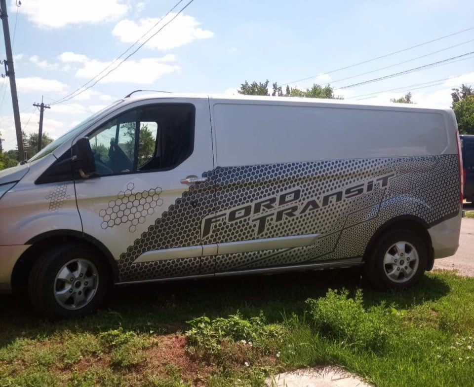 Fender flares (6 pcs, black) for Ford Custom 2013-2022 - image 4