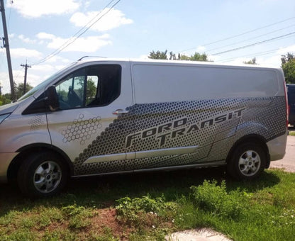 Fender flares (6 pcs, black) for Ford Custom 2013-2022 - image 4