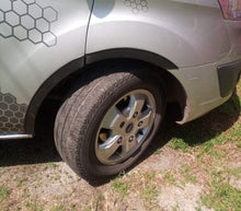 Fender flares (6 pcs, black) for Ford Custom 2013-2022 - image 1