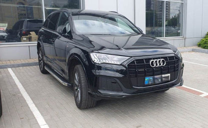 Side area BlackLine (2 pcs., Aluminum) for Audi Q7 2015- - Reelken Auto