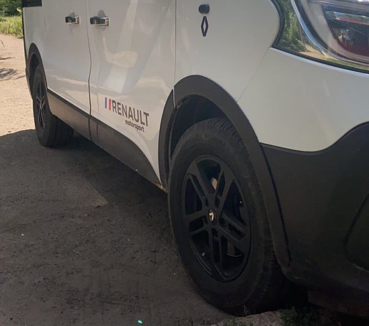 Fender flares (6 pcs, black, ABS) for Opel Vivaro 2015-2019 - image 9