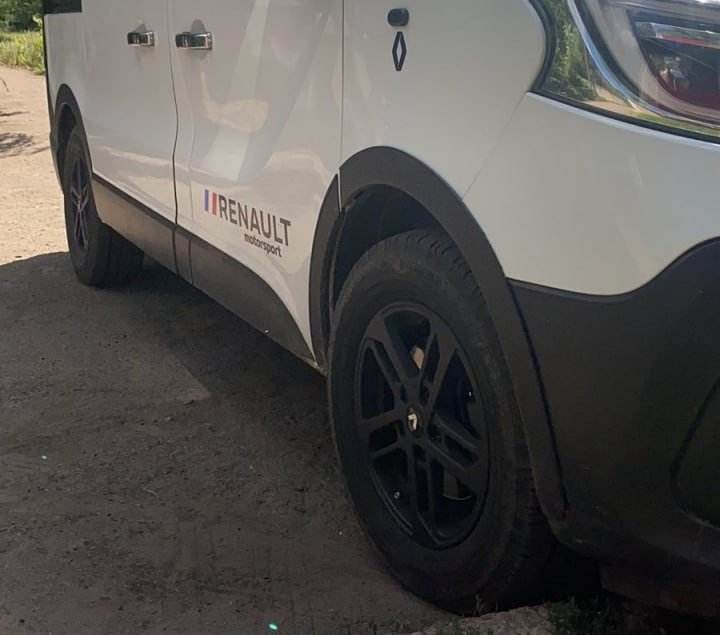 Arches (6 pcs, black, ABS) for Fiat Talento 2016↗ - Reelken Auto