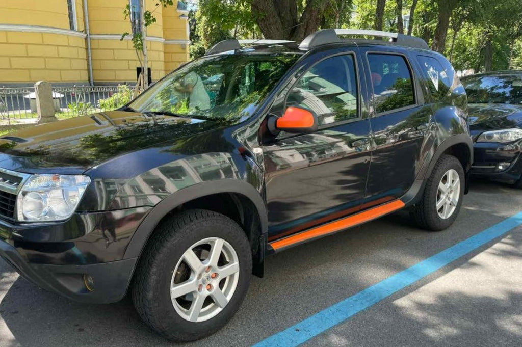 Fender flares (4 pcs, black ABS) for Renault Duster 2008-2017 - image 3