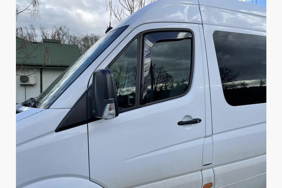 In-Channel Wind Deflectors (2 pcs, HEKO) for Volkswagen Crafter 2006-2016 - image 2