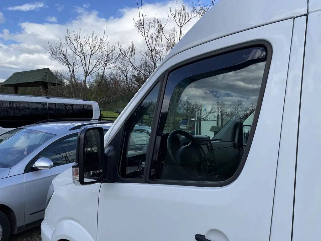 Insert windbreakers (2 pcs., HEKO) for Mercedes Sprinter W906 2006-2018 - Reelken Auto